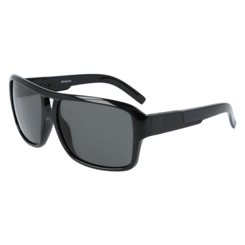 Dragon Alliance Mens The Jam Small Ll Jet Black/ll Smoke Lens Sunglasses - JET BLACK / LL SMOKE, Frame: