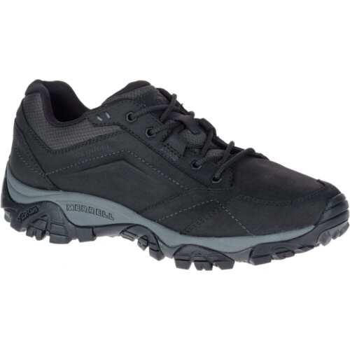 Merrell J91829 Men`s Moab Adventure Lace Hiking Shoes Black Size 10 - Black