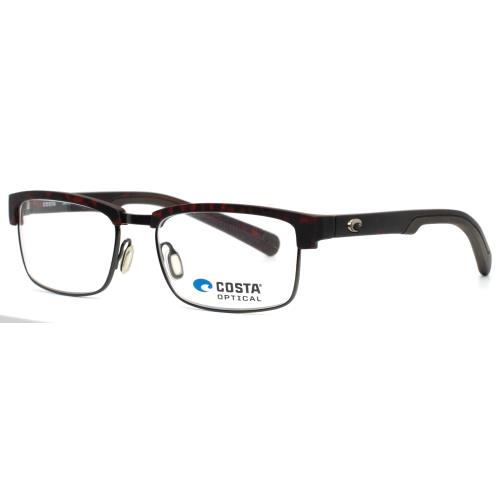 Costa Del Mar PCR100 66 Tortoise Mens Rectangle Eyeglasses 54-18-140 B:33