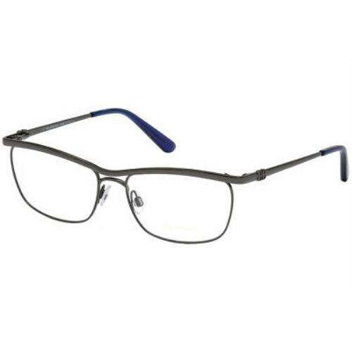 Balenciaga BA 5090 012 Gunmetal Metal Eyeglasses Frame 55-16-140 BAL5090 BA5090