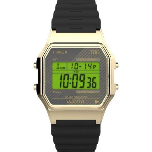 Timex Black Mens Digital Watch T80 TW2V41000