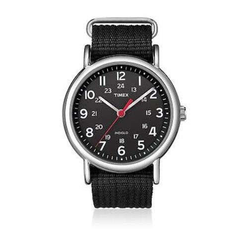 Timex Weekender Slip-thru Watch - Black/black