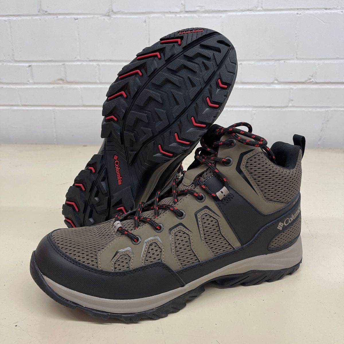 Columbia Granite Trail Mid Waterproof Shoe Men`s Size US 12 Mud/black