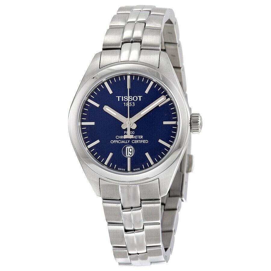 Tissot PR 100 Women`s 33mm Blue Dial Swiss Made Quartz Watch T1012511104100