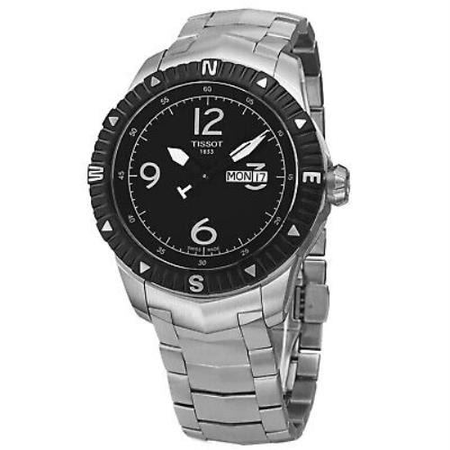 Tissot Men`s T-navigator Black Dial Watch - T0624301105700