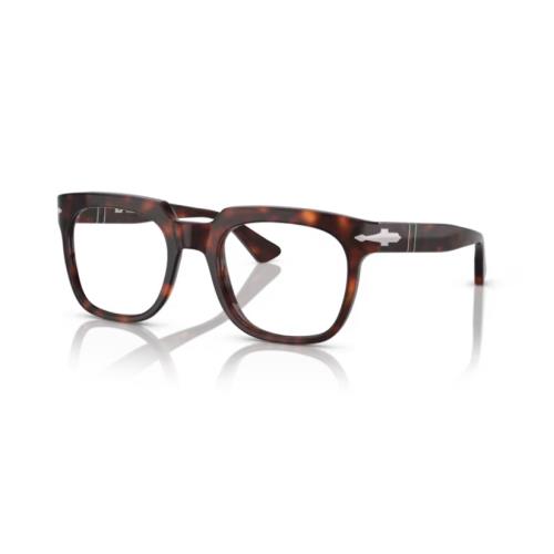 Persol 0PO3325V 24 Havana Rectangular Men`s 50mm Eyeglasses