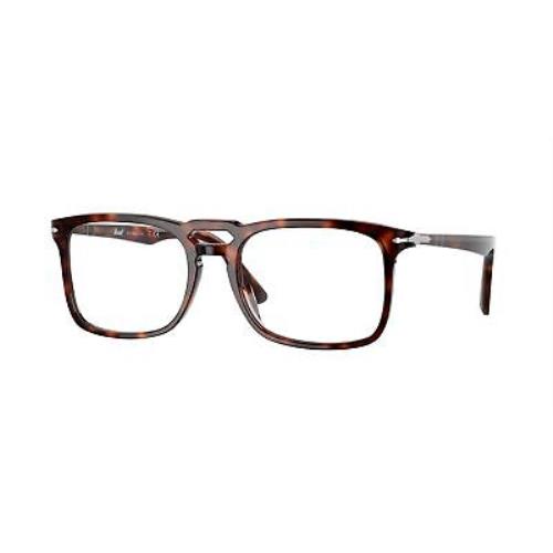 Persol PO3277V 24 Pillow Havana Demo Lens 52 mm Men`s Eyeglasses