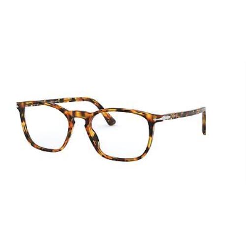 Persol PO3220V 71 Yellow Tortoise Demo Lens Rectangle 54 mm Men`s Eyeglasses