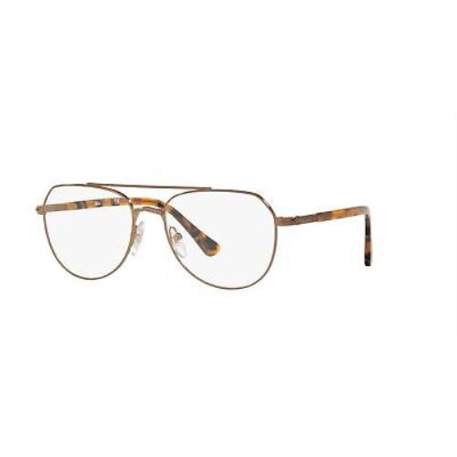 Persol PO2479V 1104 Brown Demo Lens Pilot 55 mm Men`s Eyeglasses