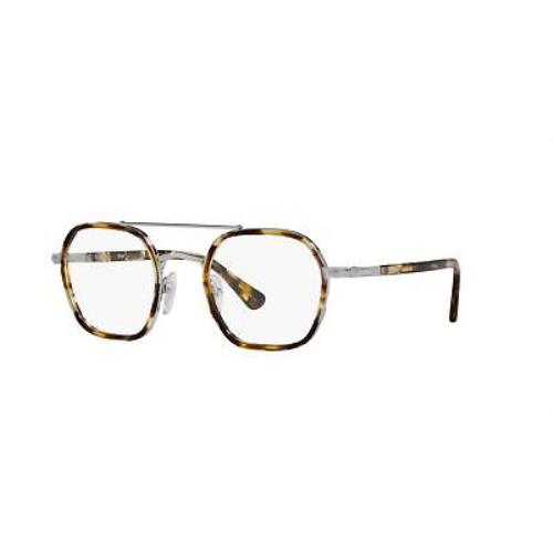 Persol PO2480V 1106 Stripped Honey Demo Lens Irregular 50 mm Men`s Eyeglasses