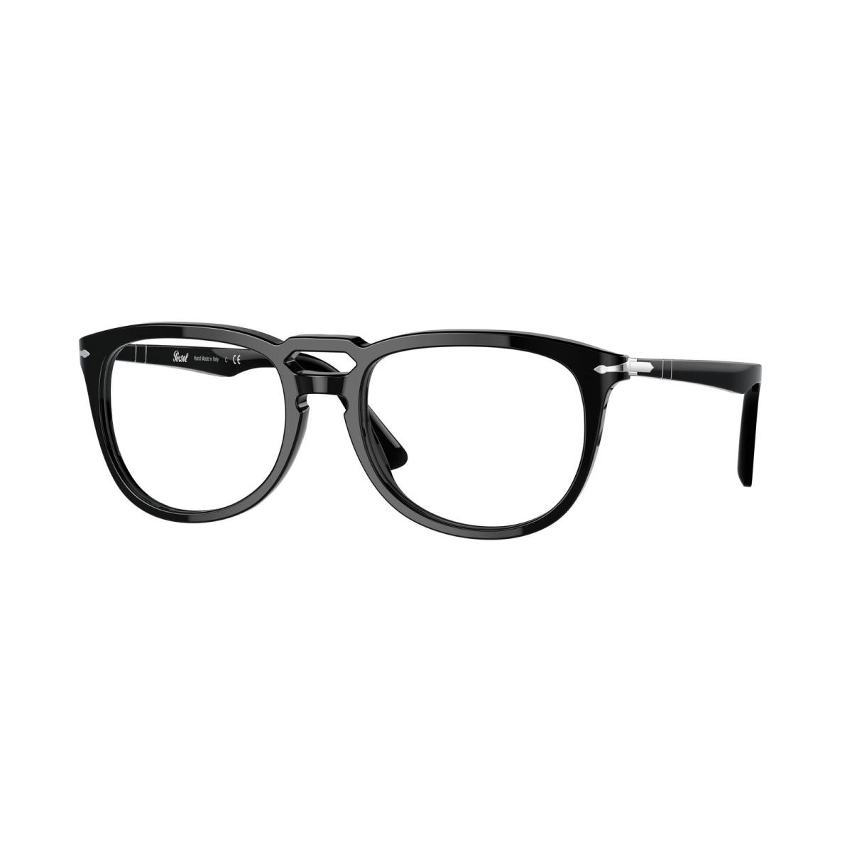 Persol PO3278V 95 Pillow Black Demo Lens 51 mm Unisex Eyeglasses