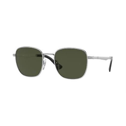 Persol PO2497S 518_31 Square Silver Green 54 mm Unisex Sunglasses