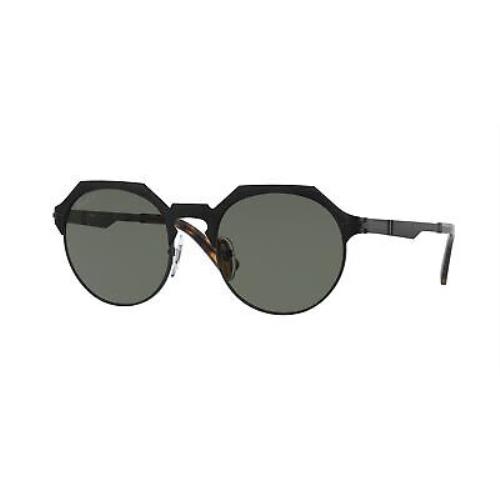 Persol PO2488S 111658 Phantos Black Demishiny Polarized Green 51 m Sunglasses