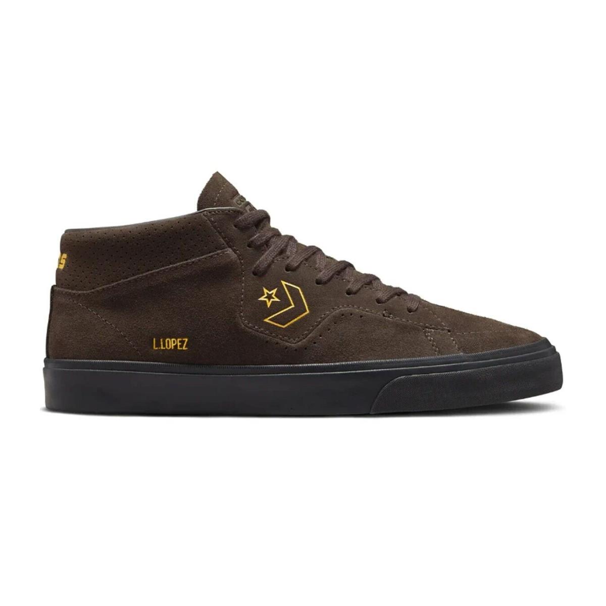 Converse Cons Loui Lopez Pro Mid Velvet Brown A01247C Skate Shoes