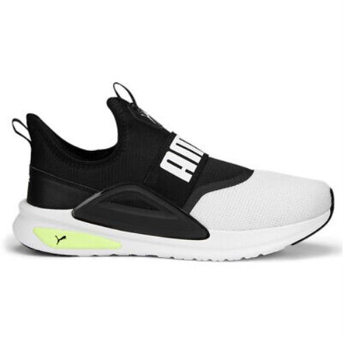 Puma Softride Enzo Evo Slip On Mens Black White Sneakers Casual Shoes 37787503