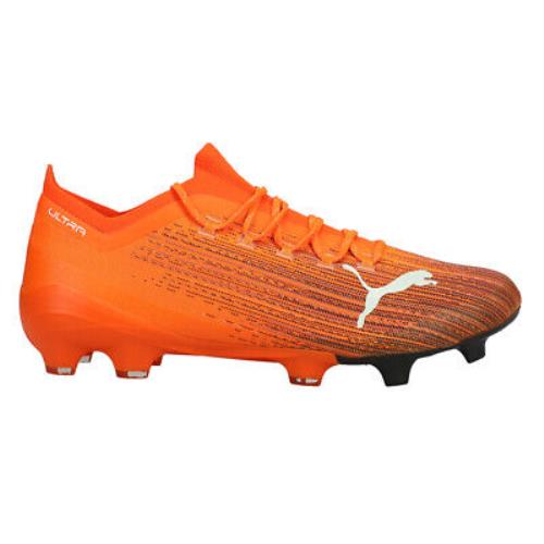 Puma Ultra 1.1 Firm Groundartificial Grass Soccer Cleats Mens Orange Sneakers At - Orange