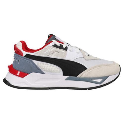 Puma Mirage Sport Remix Lace Up Mens White Sneakers Casual Shoes 381051-03