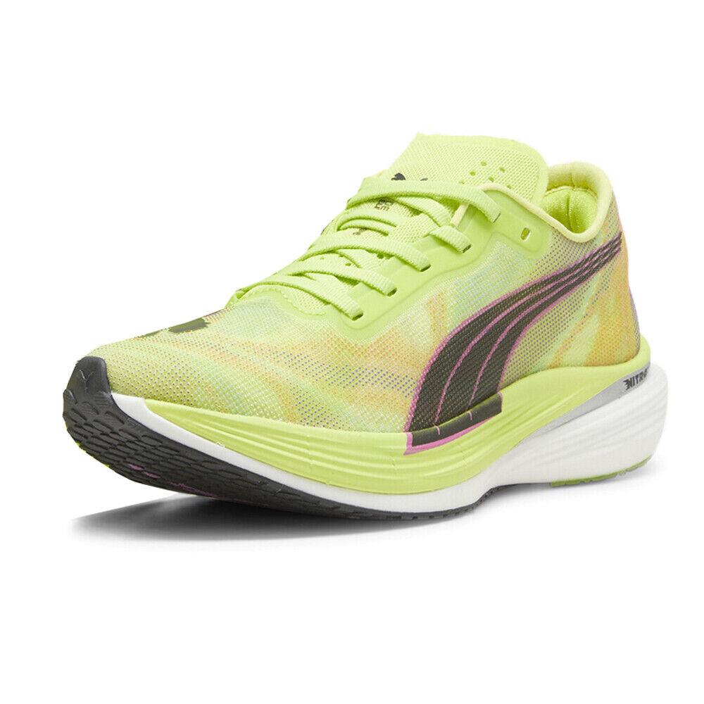 Puma Deviate Nitro Elite 2 Psychedelic Rush Running Womens Green Sneakers Athle - Green