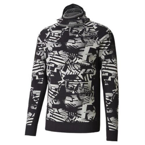 Puma Nemen X Scuba Graphic Long Sleeve Sweatshirt Mens Black 53459102