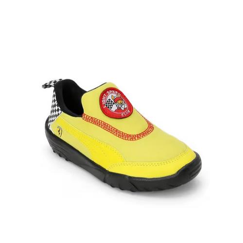 Puma Youth Yellow Shoe Ferrari Bai Kart PS 307878 02Y