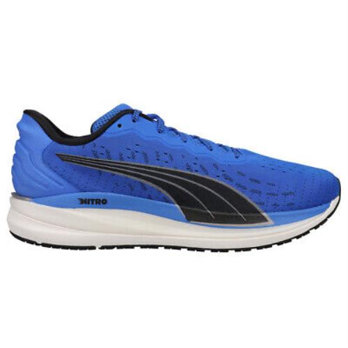 Puma Magnify Nitro Running Mens Blue Sneakers Athletic Shoes 195170-05 - Blue