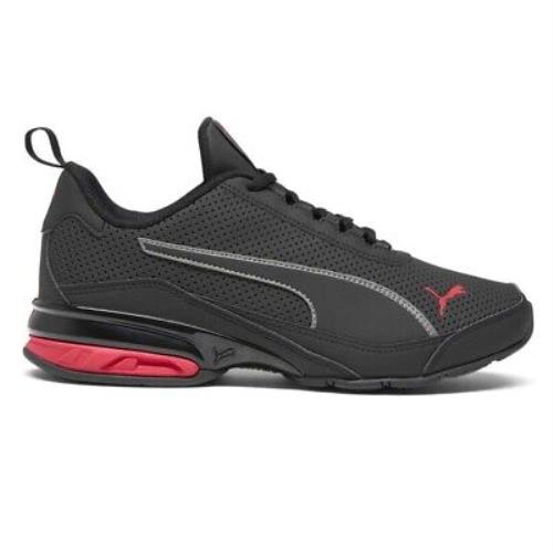 Puma Viz Runner Sport Basketball Mens Black Sneakers Athletic Shoes 37647102 - Black
