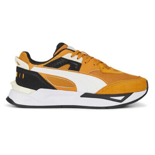 Puma Mirage Sport Remix Lace Up Mens Orange Sneakers Casual Shoes 38105115 - Orange