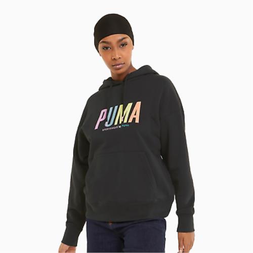 Puma Women`s Sportswear Graphic Pull Over Hoodie