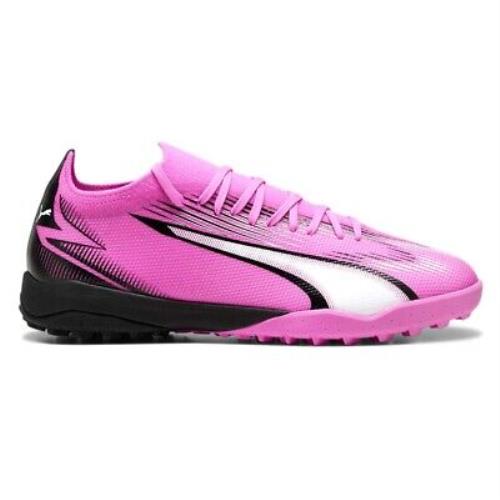 Puma Ultra Match Turf Training Soccer Mens Pink Sneakers Athletic Shoes 10775701