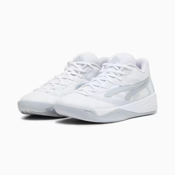 Puma Team Stewie 2 Basketball Women`s Gray Sneakers Athletic 37908201 Size 9