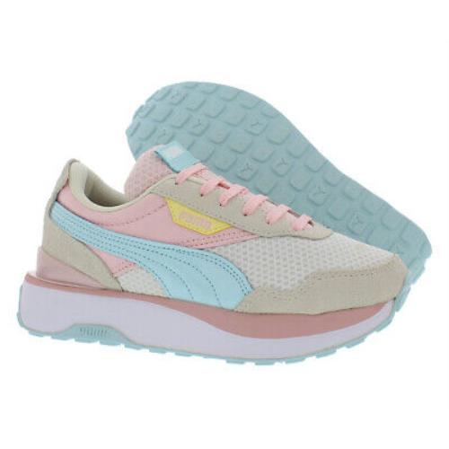 Puma Cruise Rider Peony Girls Shoes Size 4 Color: White/pink