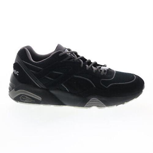 Puma R698 Minerals 38757703 Mens Black Canvas Lifestyle Sneakers Shoes 10