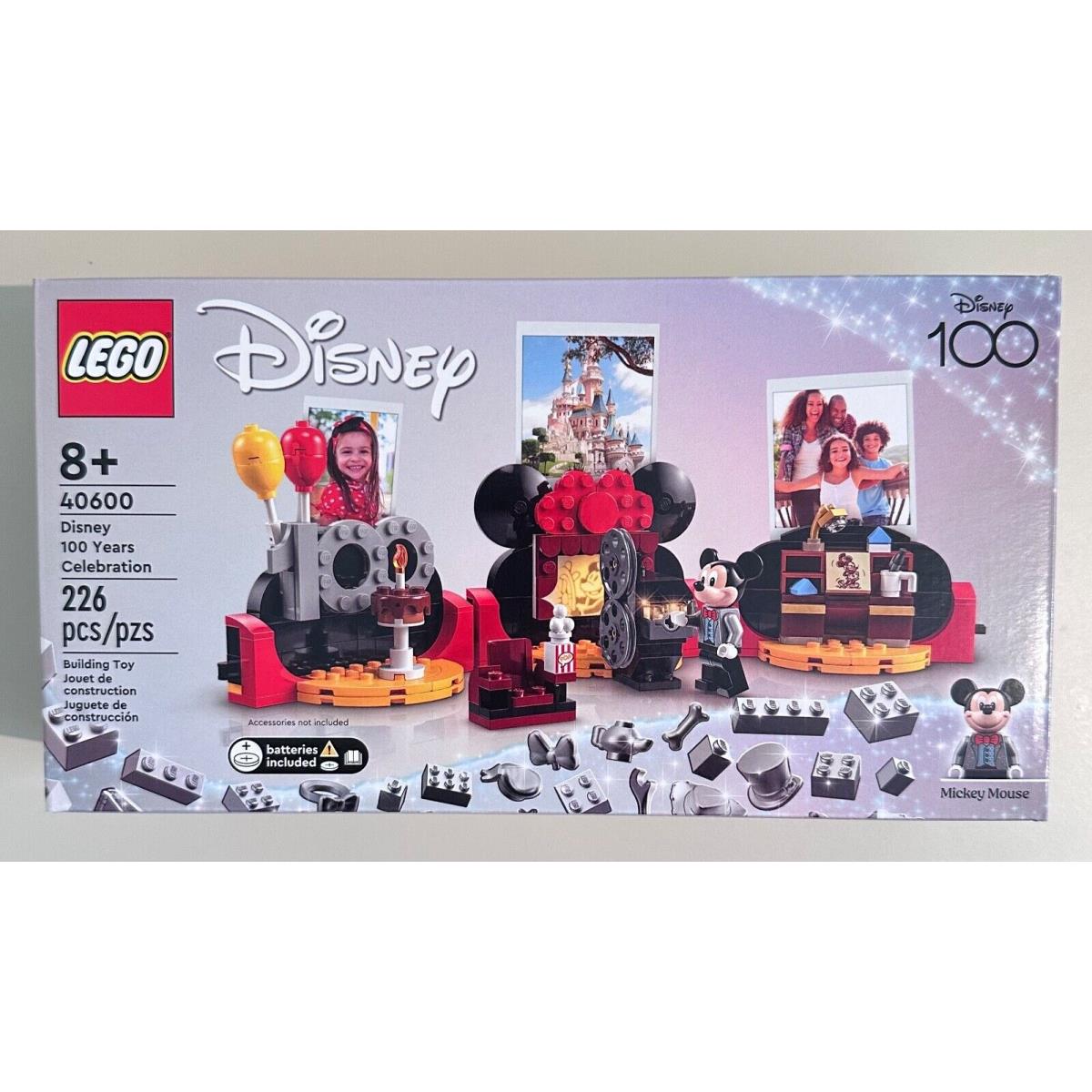 Lego 40600 Disney 100 Years Celebration 226 Pcs Building Kit Set 8+ Mickey Mouse
