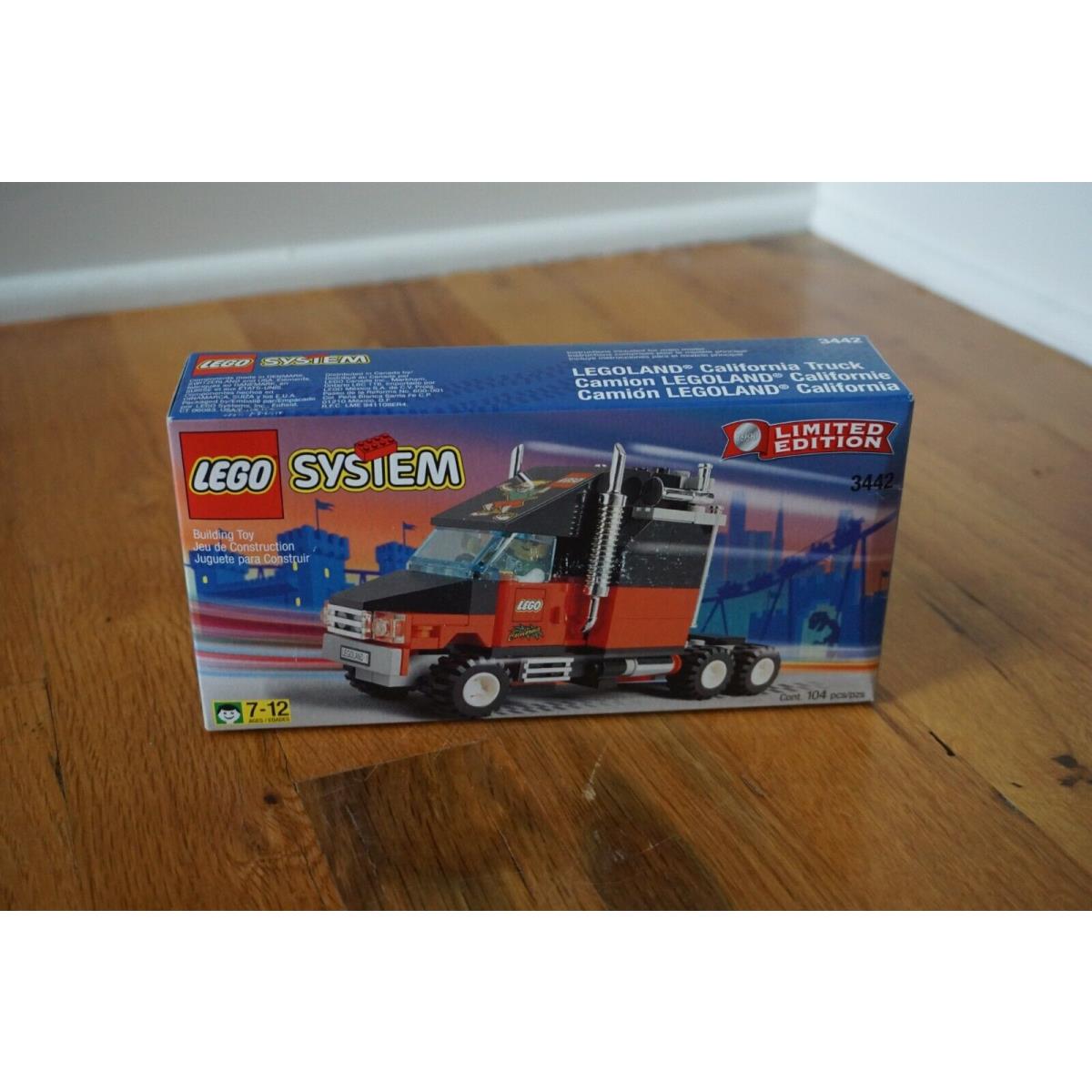 Lego System Limited Ed. Legoland California Truck Set 3442