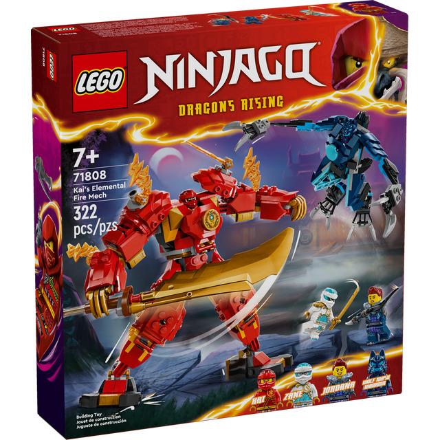 Lego Ninjago Kai s Elemental Fire Mech Action Figure 71808 Building Toy Set