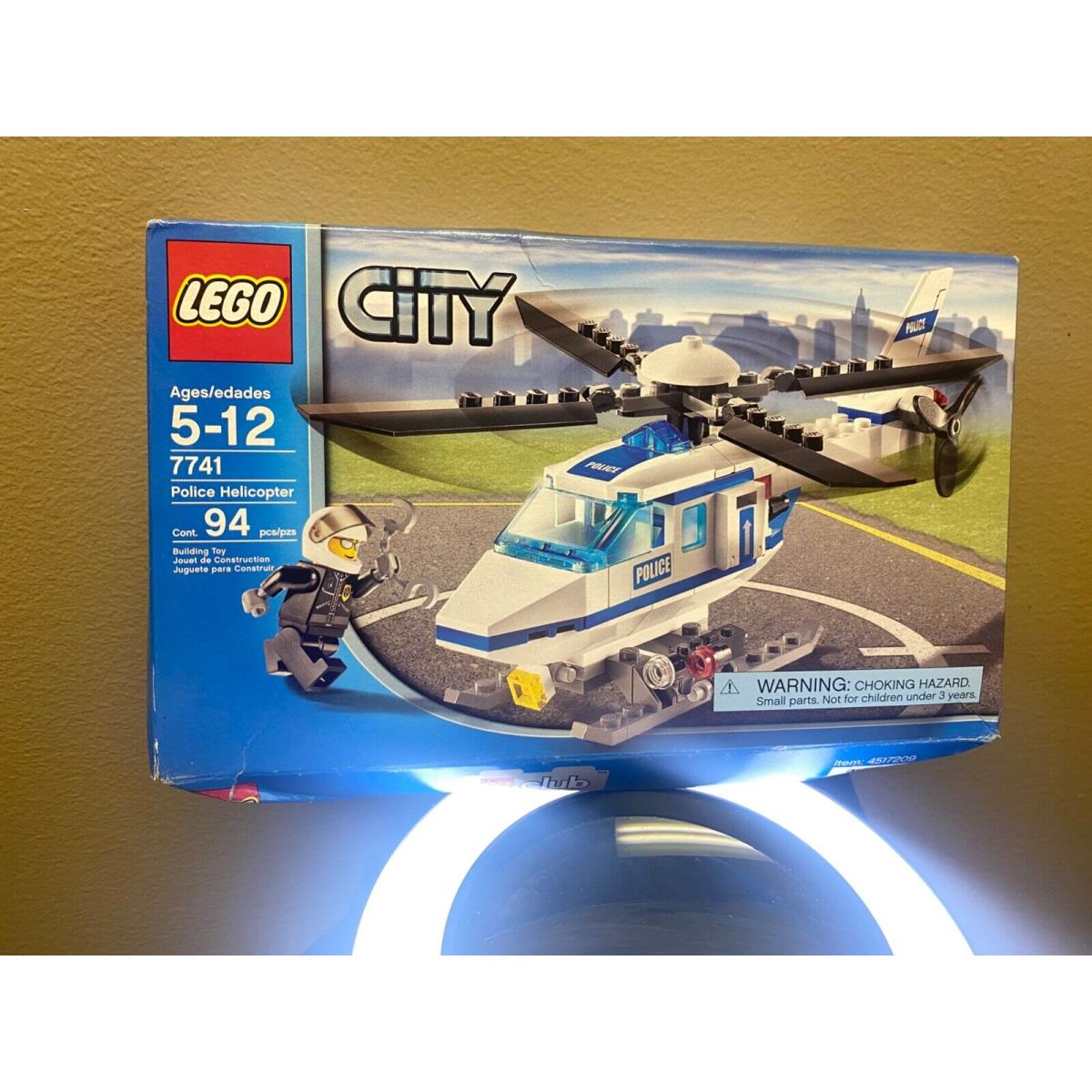 Lego City Police Helicopter 7741 Building Toy Ages 5-12