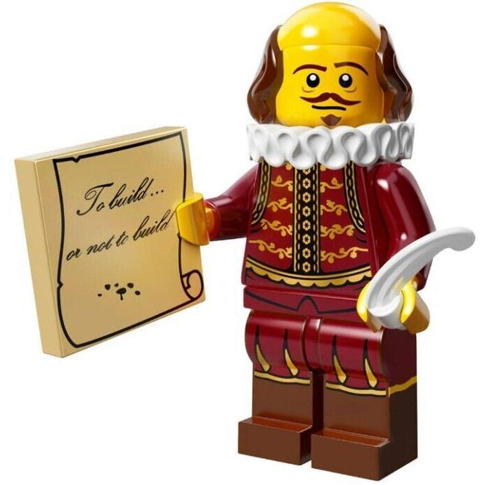 Lego Minifigures The Movie Series 1 71004 8 William Shakespeare Bag