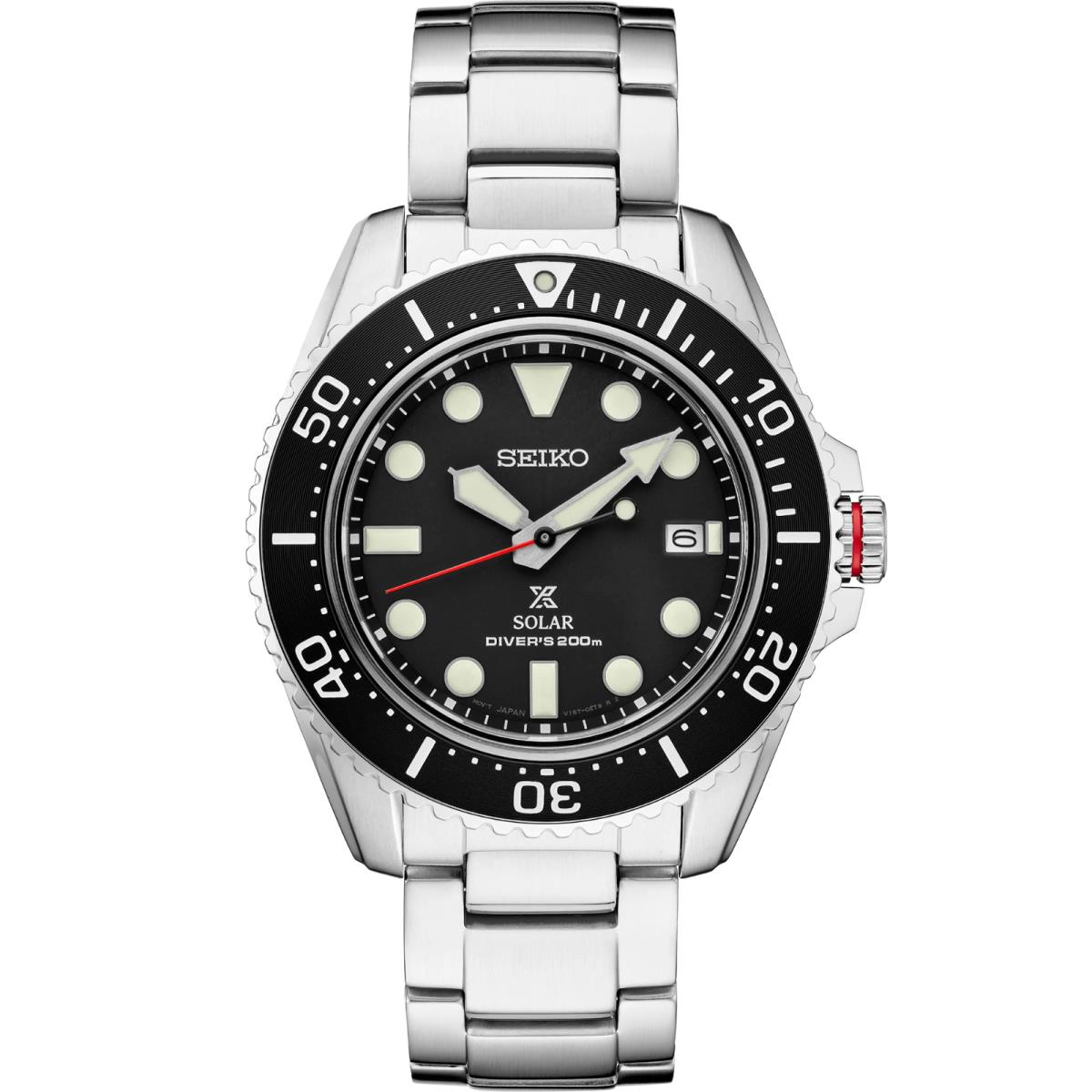 Seiko Prospex Solar Diver s Stainless Steel Watch SNE589