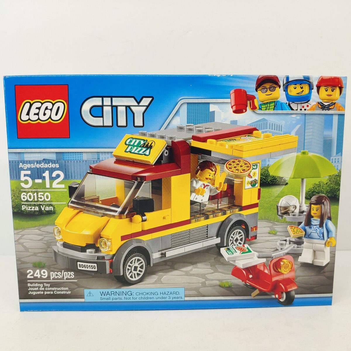 Lego 60150 City Pizza Van 2017 Food Truck