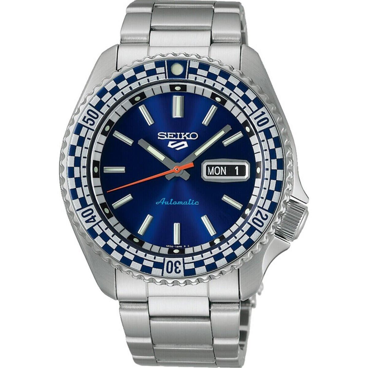 Seiko SRPK65K1 Men Sport Automatic Stainless Rotating Bezel Date 100m WR SRPK65