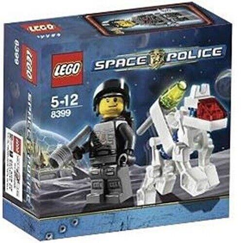 Lego 8399 Space Police 3 - Space Police Officer K-9 Bot Minifigures
