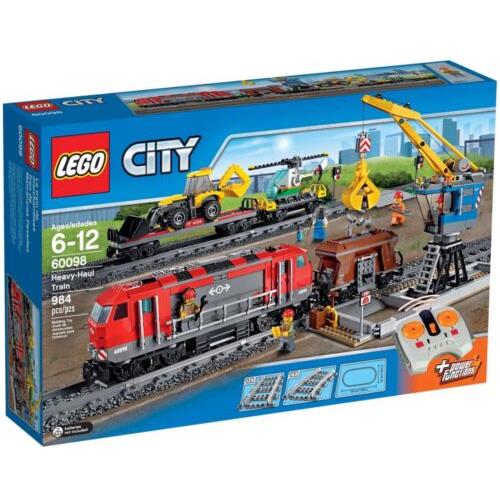 Lego 60098 Heavy Haul Train Rare-retired// - Red