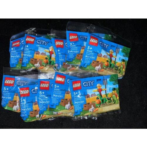 10x Polybags Lego City Farm Garden Scarecrow 30590