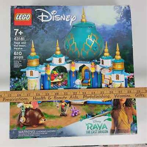 Lego Disney Raya and Heart Palace 43181 610 Pcs Building Toy Complete Set