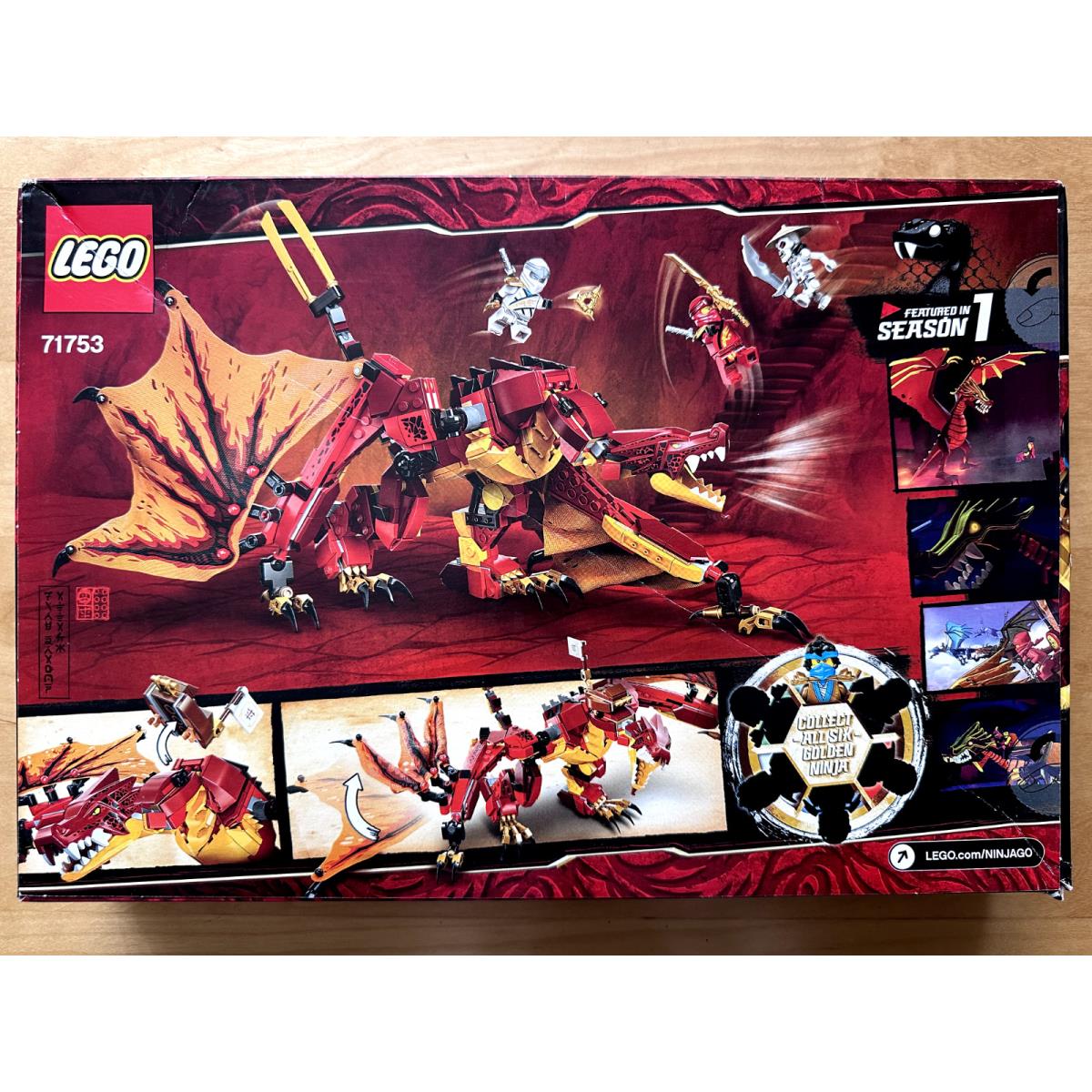 Lego Ninjago 71753 Fire Dragon Attack Nisb