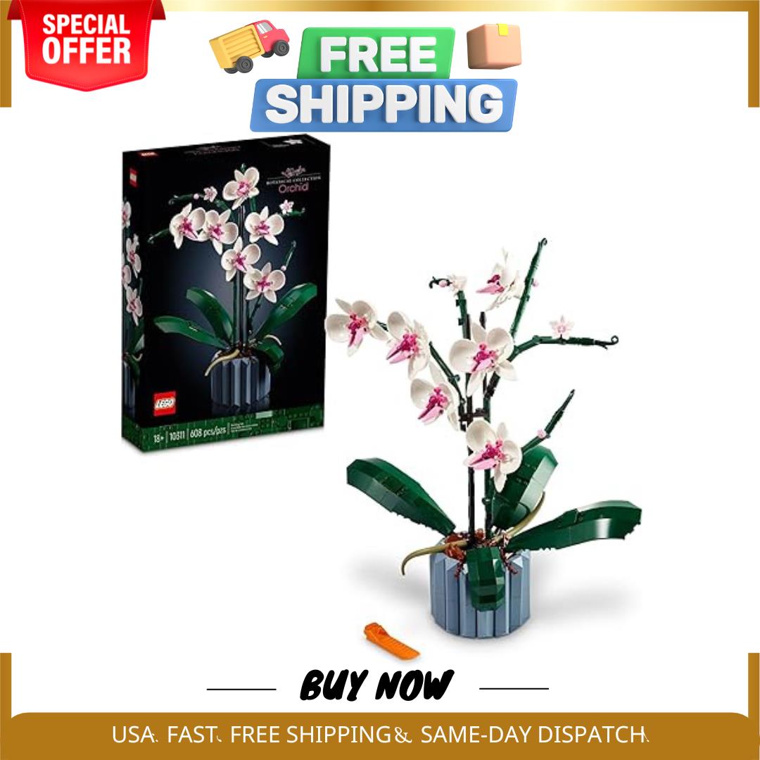 Lego Icons Botanical Collection Orchid Artificial Plant 10311 Building Toy Set