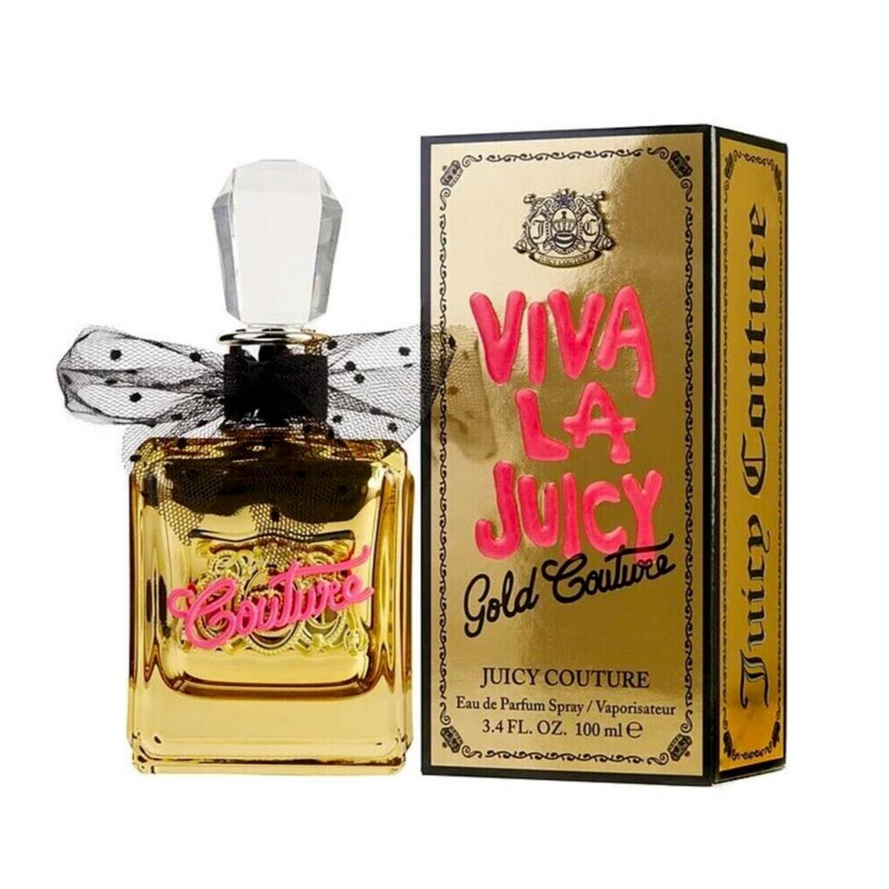 Viva La Juicy Gold Couture by Juicy Couture Edp Spray For Women 3.4oz