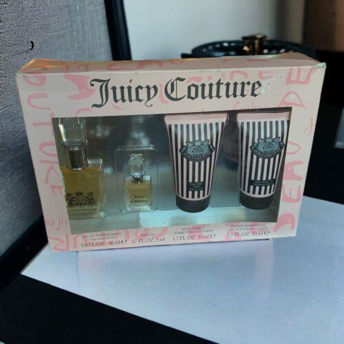 Couture by Juicy Couture 4Pc Set- 1.0 oz Edp sp+0.17 oz Edp sp+1.7 oz B/l+sg