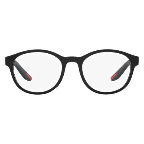 Prada PS Eyeglasses Men Black Rubber 53mm