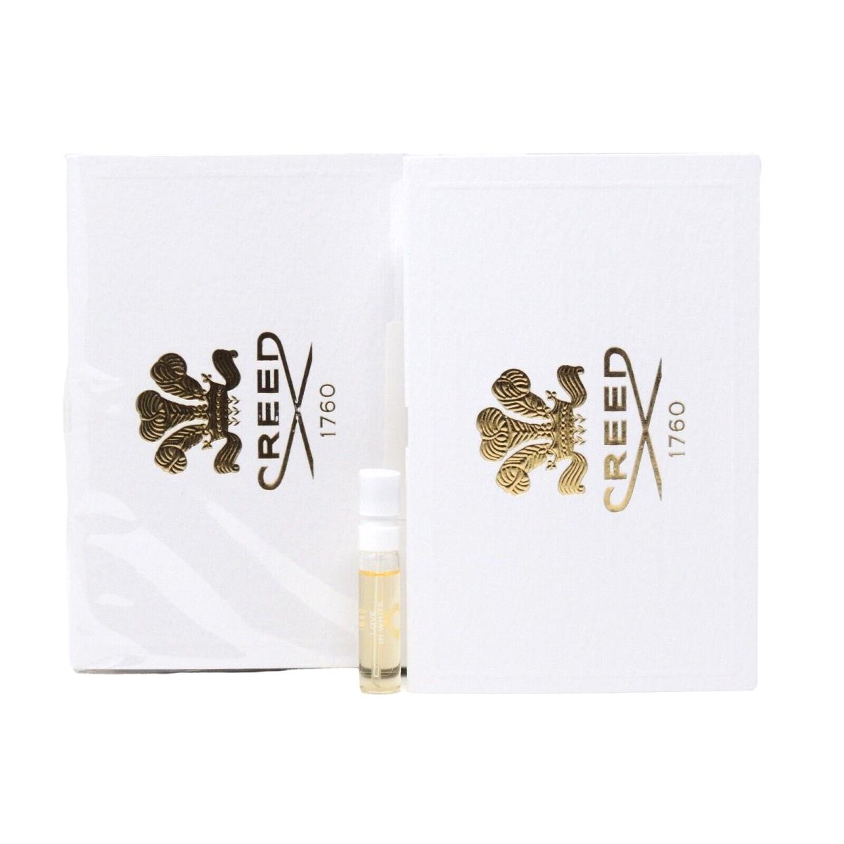Creed Love IN White Edp 1.7ml .057fl oz x 10 Perfume Spray Sample Vials